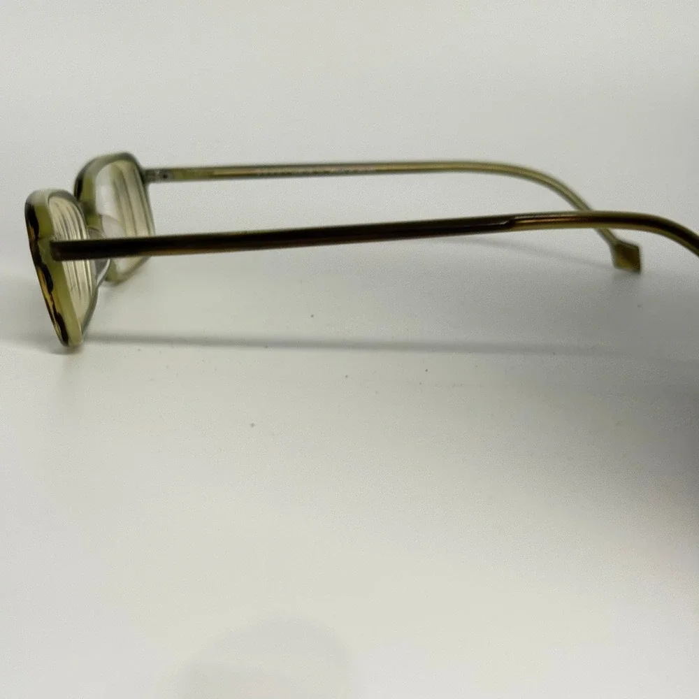 Bevel‎ 3511 Coltrane Eyeglasses Green Tortoise Rectangle Frames 48-19-145 Japan